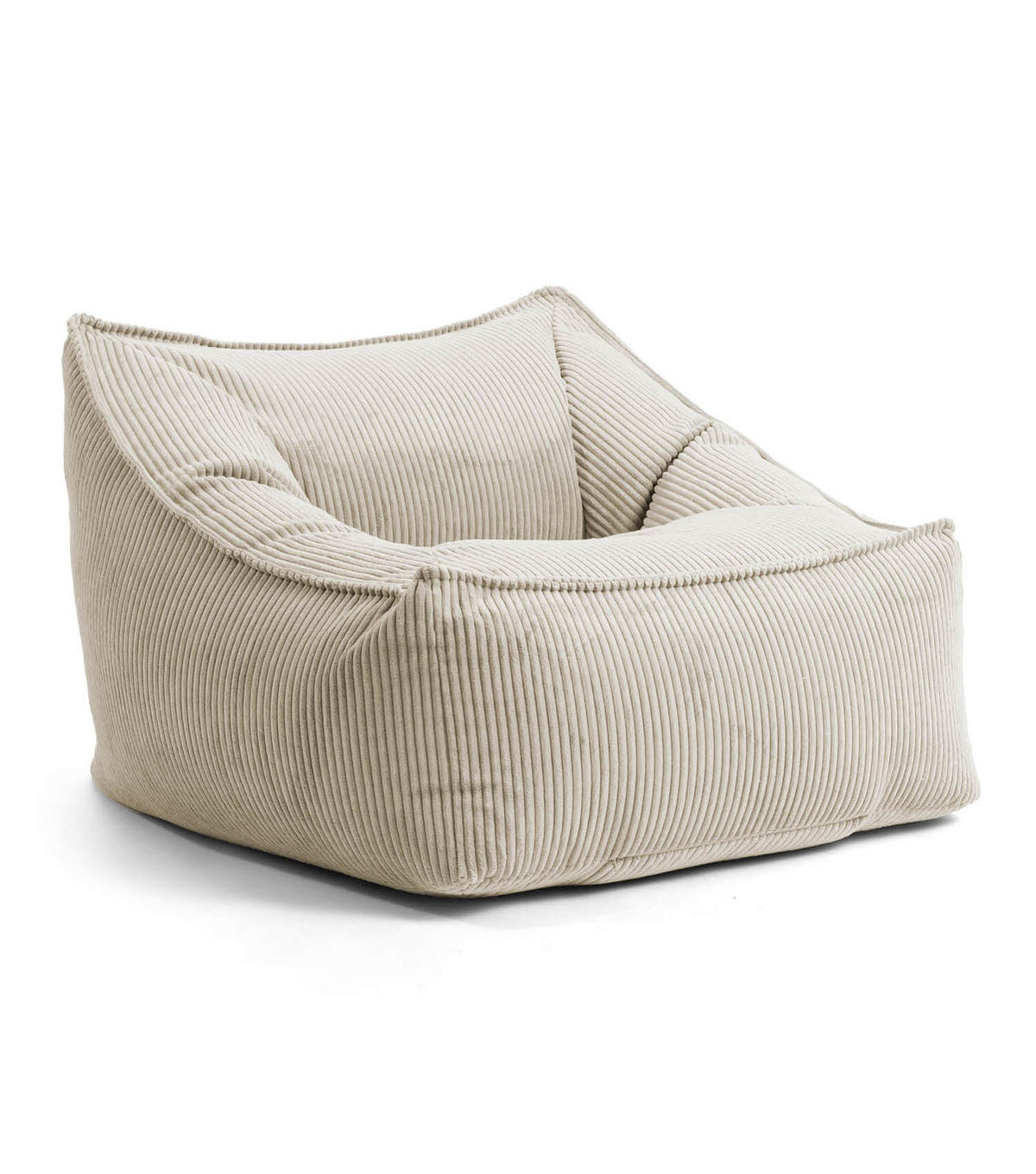 SITZSACK Cord Der Lümmel - Beige, Textil (73/60/83cm) - Mokebo