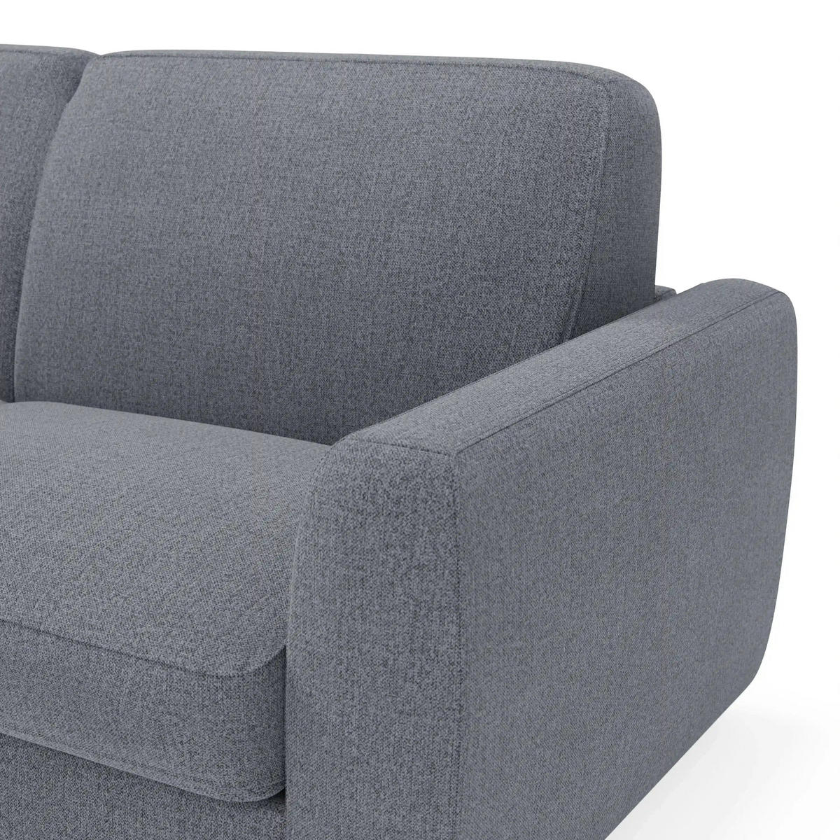 SCHLAFSOFA Leonida - Blau, Metall (222/92/98cm) - Divani.store