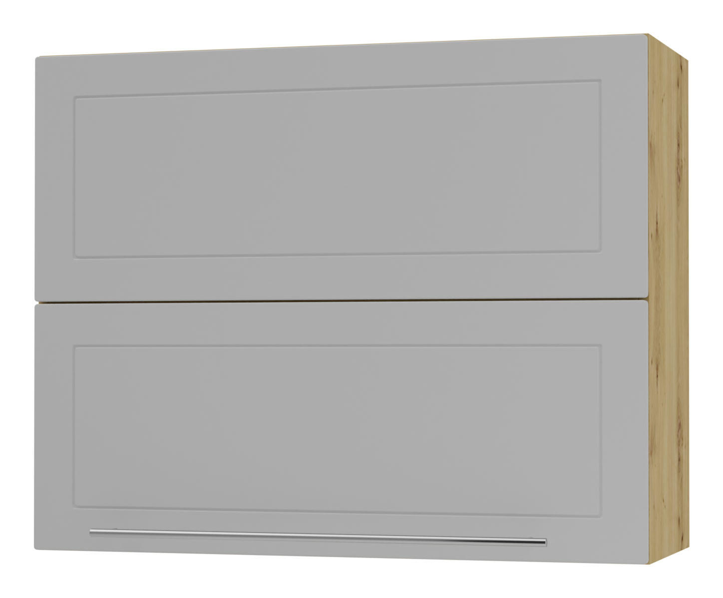 KÜCHENHÄNGESCHRANK Kvantum W8B/90 Dust Grey Matt / Eiche Artisan Matt 90 / 32,5 / 72cm - Eiche Artisan/Grau, Holz/Holzwerkstoff (90/72/36cm) - Feldmann-Wohnen