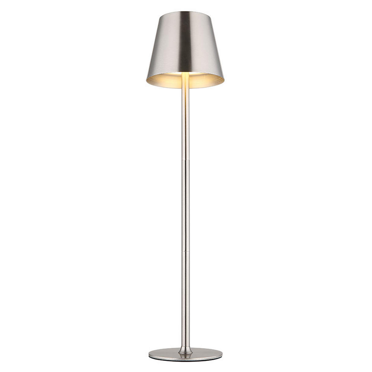 TISCHLAMPE VANNIE Silber LED höhenverstellbar 2er Set - Silberfarben, Metall (47/47/47cm) - Globo Lighting