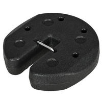 PAVILLON GEWICHTE 4er Set 12 kg Befestigung - Schwarz, Kunststoff (22/5.5/22cm) - Fortuna Lai