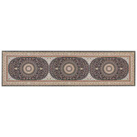 KURZFLOR-TEPPICH Bunt 80/300 cm Civril - Beige/Multicolor, Textil (80/300cm) - Beliani