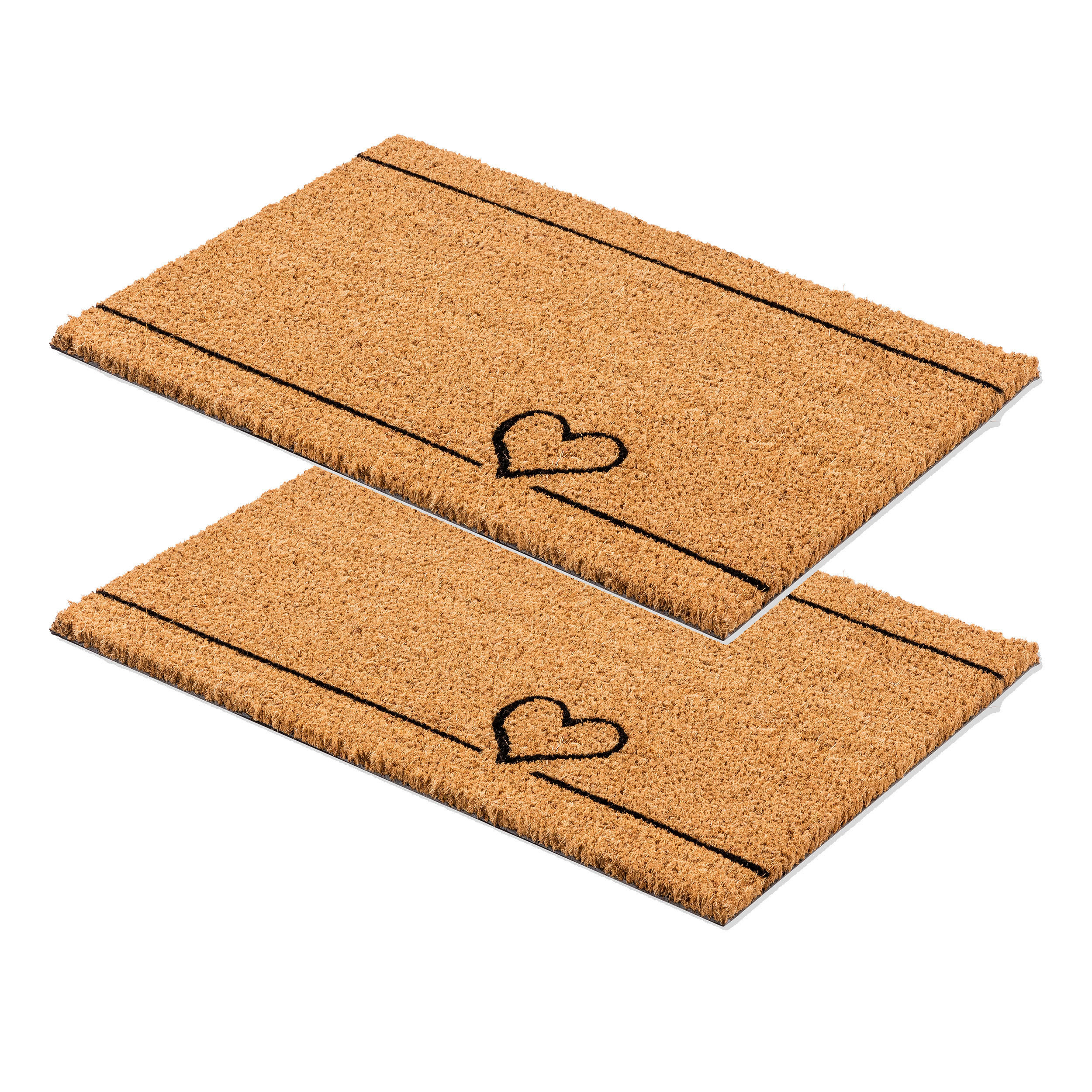 FUSSMATTE COCO SMART 2ER SET - Creme, Textil (40/60cm) - Astra