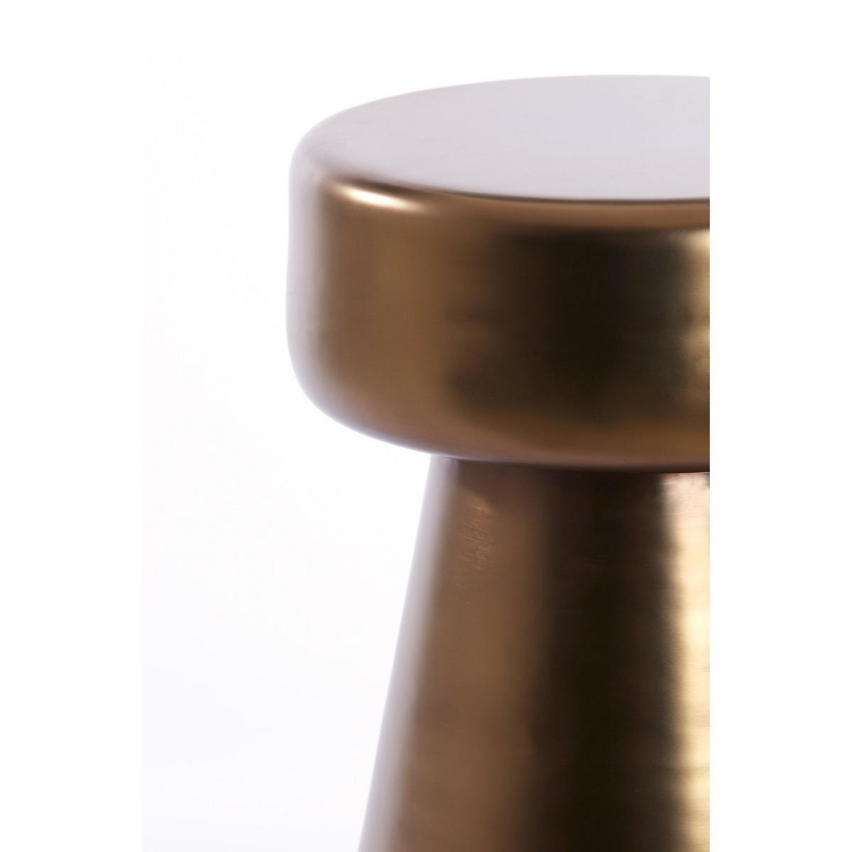 BEISTELLTISCH Dakwa Bronze 29/29/47 cm - Bronzefarben, Metall (29/29/47cm) - Light & Living