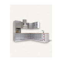 ECKKÜCHE – 250 cm – K67-G250 – Velmora – Grau – ohne E-Geräte - Grau, Holzwerkstoff (250/212/270cm) - ROYAL24_MARKT