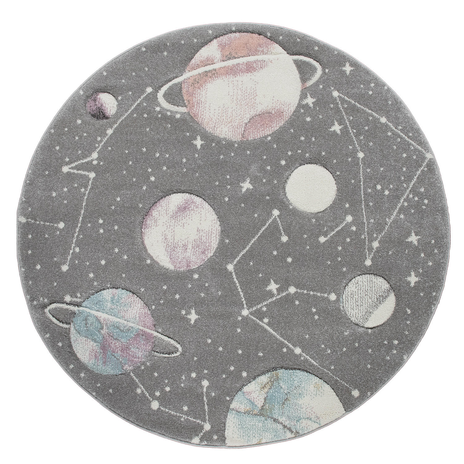 KINDERTEPPICH 120/120 cm Cosmo 347 - Grau, Textil (120/120cm) - Paco Home