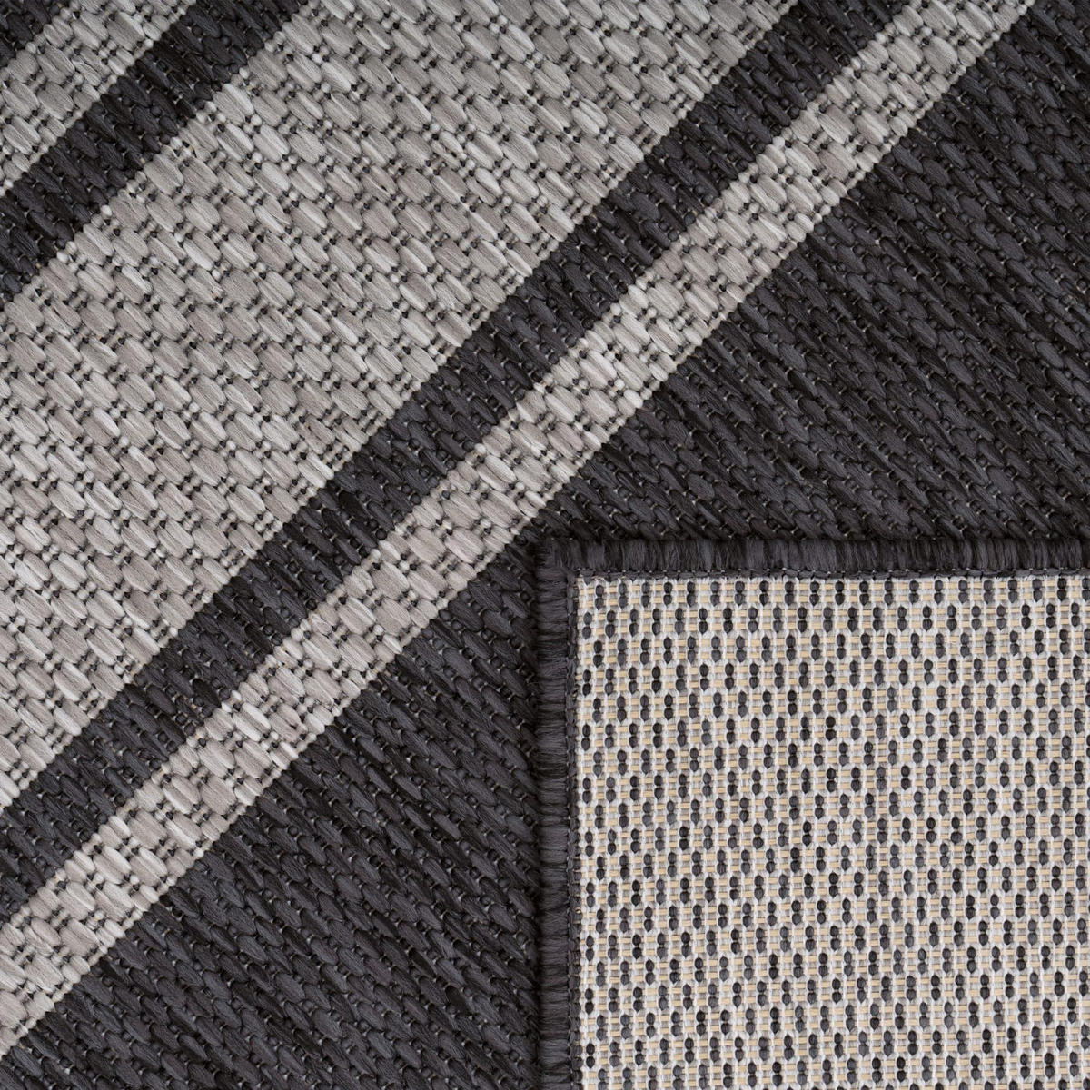 ROMA 273 GRAU 80D - Grau, Kunststoff (80/80cm) - Paco Home