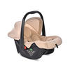 BABYSCHALE i-Size Joy beige (40 - 87 cm) verstellbar, Faltdach, Memory-Schaum - Beige, Kunststoff (41/54/66cm) - Lorelli