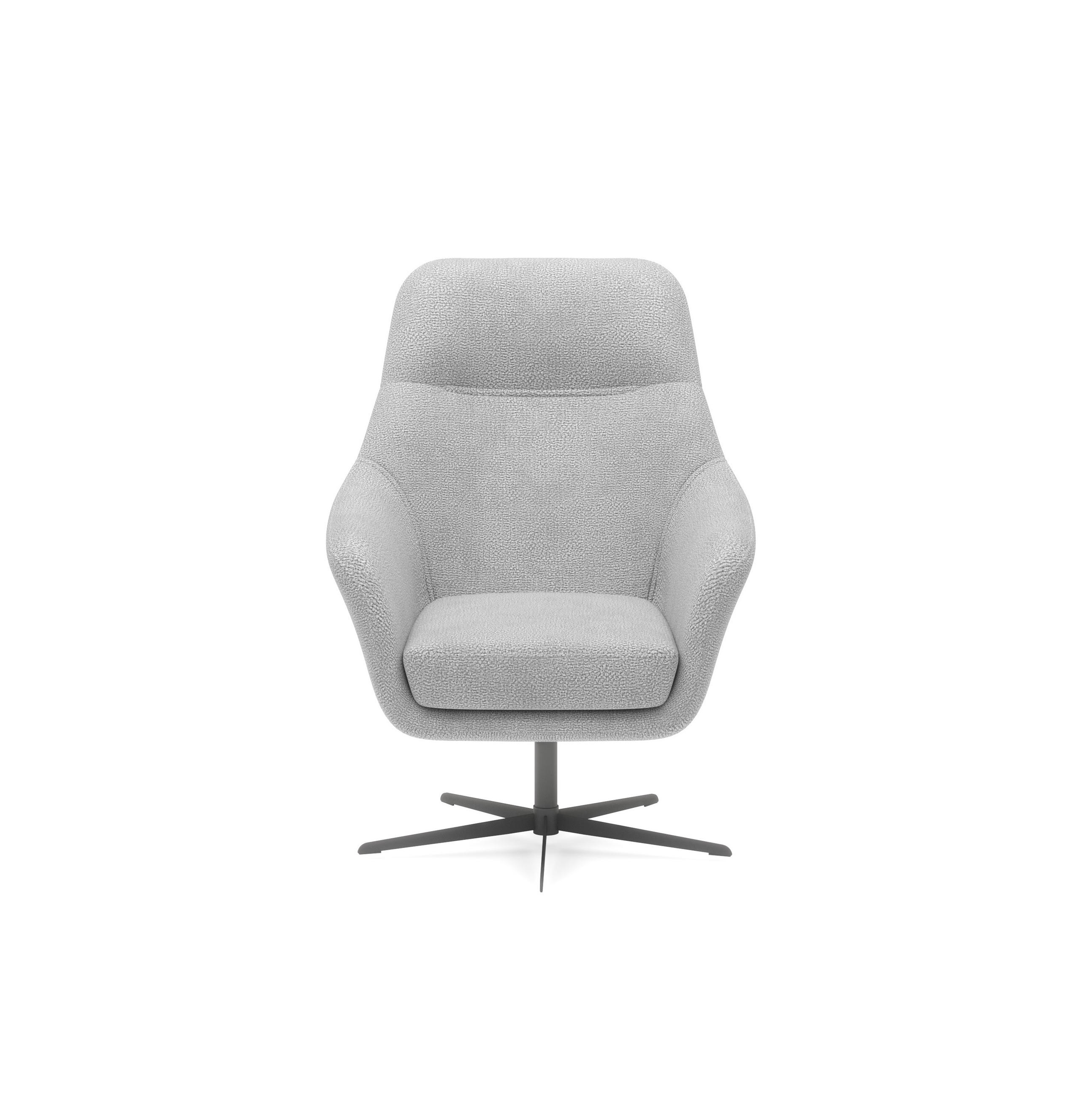 DomoHome Relaxsessel Hellgrau 76x97x76 cm