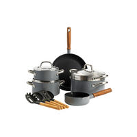 KOCHGESCHIRR-SET Mayflower Pro 13er Set - Grau, Metall - GreenPan