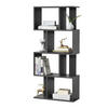 BÜCHERREGAL Brattahlid - Dunkelgrau, Holzwerkstoff (60/130/24cm) - [en.casa]