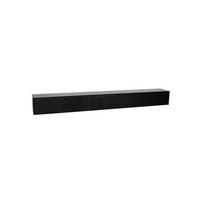 LOWBOARD Dimora Mangoholz 280 cm / 35 cm Schwarz - Schwarz, Holz (280/30/35cm) - Villa Möbel