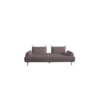 SCHLAFSOFA CANE Violett Webstoff - Violett/Lila, Textil/Metall (210/80/100cm) - KAWOLA