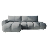 ECKSOFA Mitto O, Seite: Links - Schwarz/Grau, Holz/Kunststoff (285/172cm) - MIRJAN24