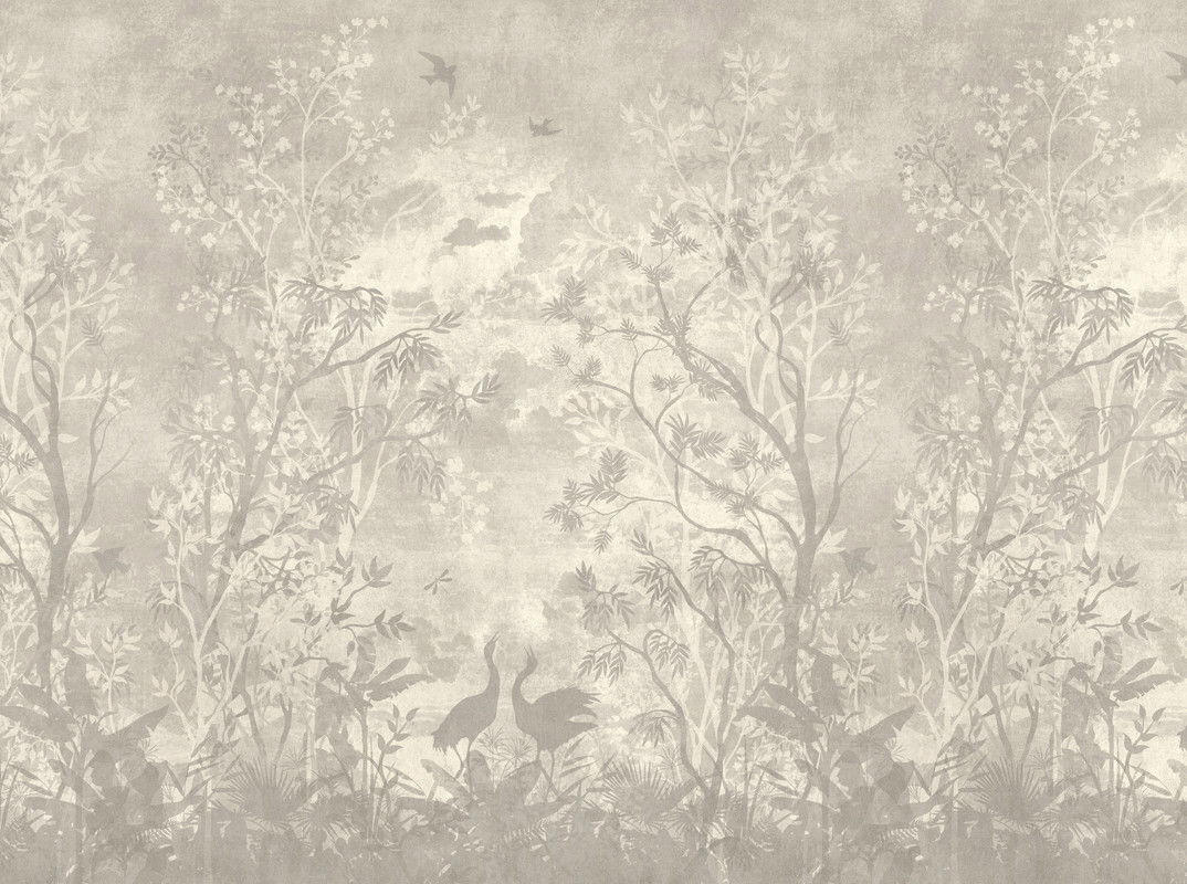 VLIESTAPETE Beige 371/280 cm - Beige/Grau, Textil (371/1cm) - KUNSTLOFT