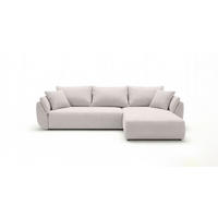 ECKSOFA SYDNEY rechts schwarz Cord Poso 135 - Schlaffunktion, Bettkasten - Schwarz, Textil (280/175cm) - Cornero