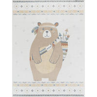 KINDERTEPPICH Maschinenwaschbar 120x170 cm Beige - Beige, Textil (140/200cm)