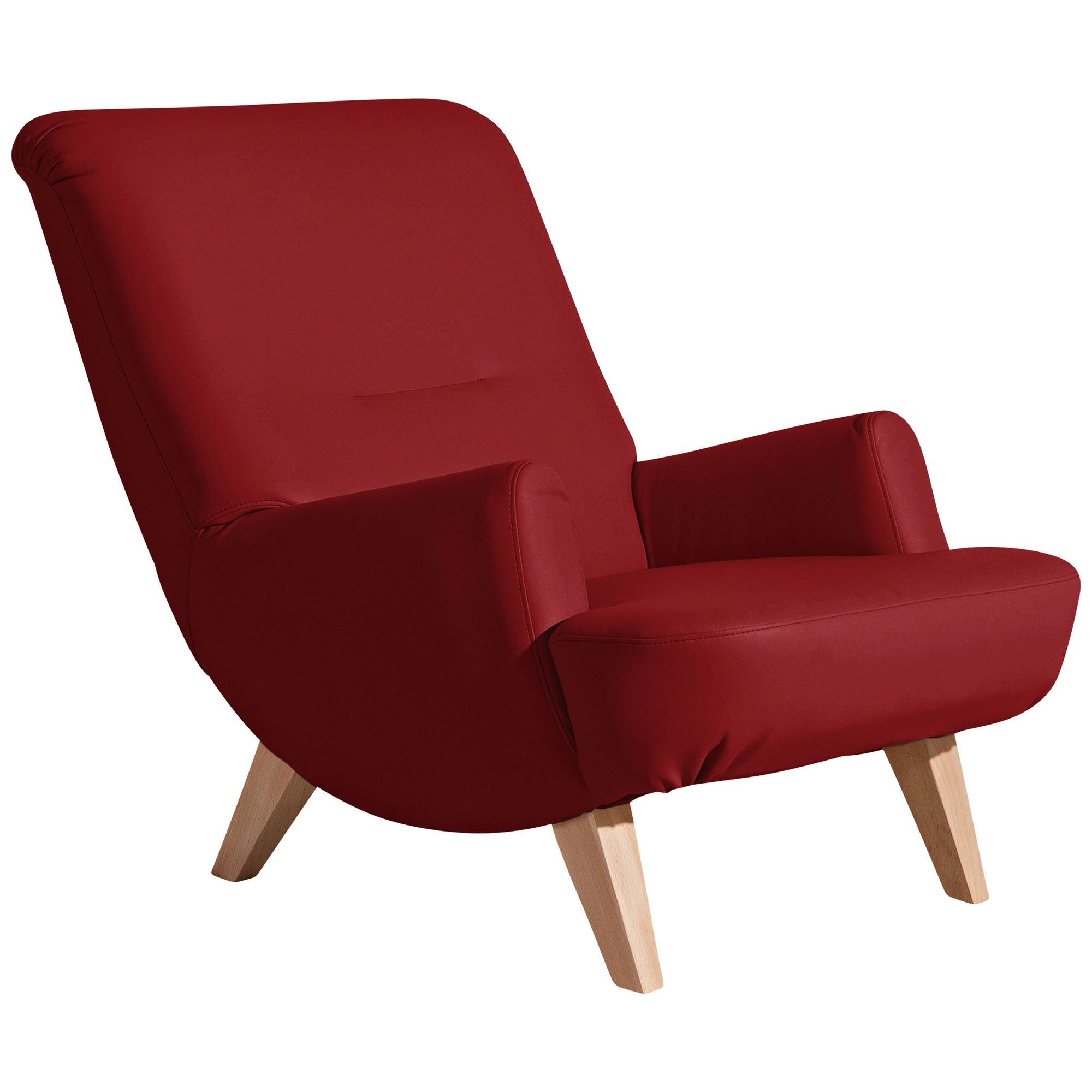 58aufmkessel Cocktailsessel Kirschrot 71x80x101 cm