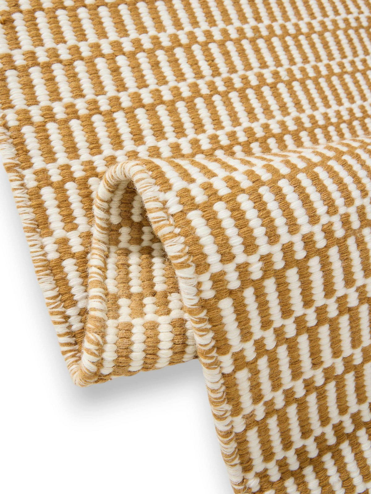 WOLLTEPPICH Laura handgewebt 80/150 cm - Braun, Naturmaterialien/Textil (80/150cm) - benuta Pure