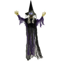 HALLOWEEN-DEKORATION Violett 80.0/15.0/183.0cm - Violett, Metall (15/183/80cm)