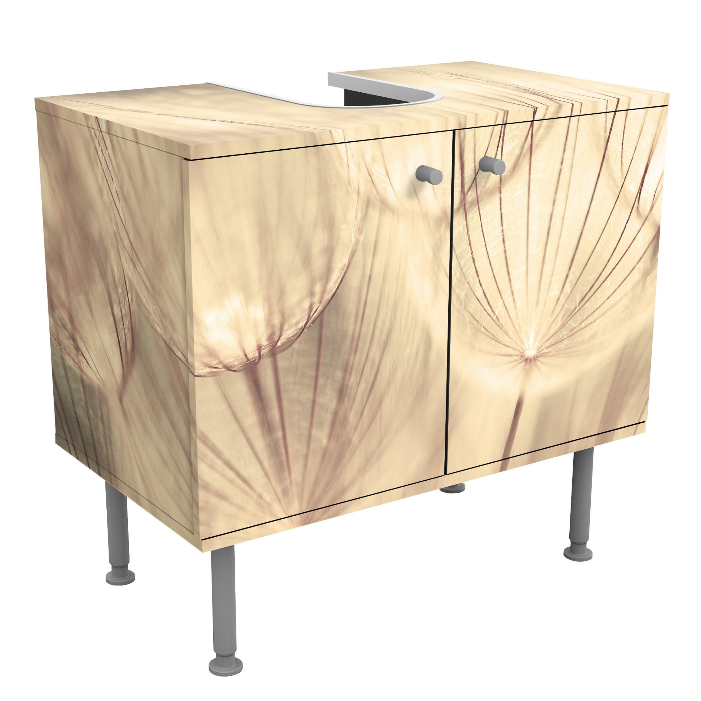 Bilderwelten Waschbeckenunterschrank Beige 60x55x35 cm