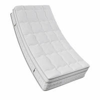 TASCHENFEDERKERNMATRATZE 90/200 cm Weiß H3, 25cm Hohe Kaltschaum Hybrid-Matratze - Weiß, Textil (90/200cm) - Oxeza