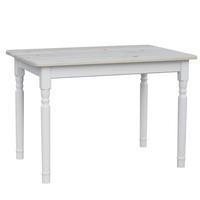 ESSTISCH aus Kiefernholz rechteckig in den Farben Weiß und Rohholz 120/70/75 - Naturfarben, Holz (120/70/75cm) - Koma