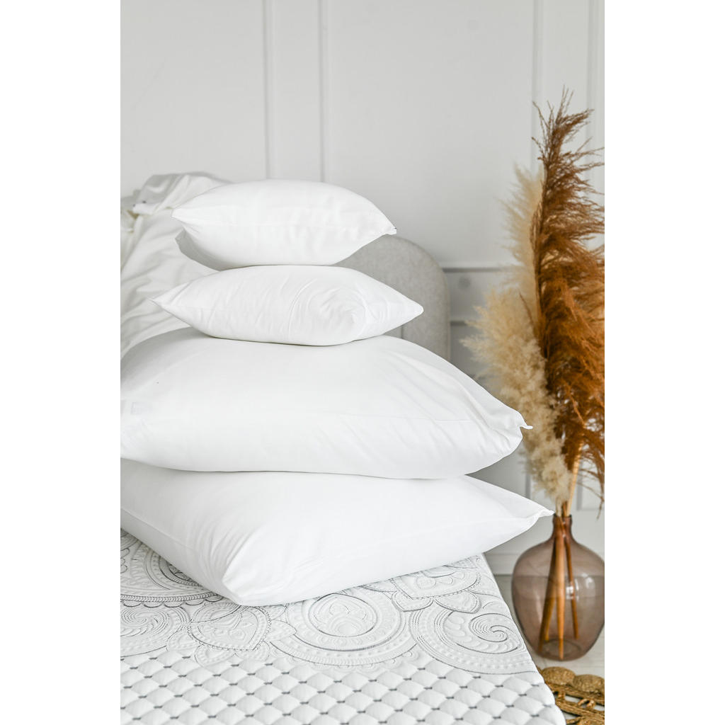 Thumbnail - Mr Mattress Kopfkissen, Weiß, Textil, Füllung: Polyester, Rechteckig, 80x70 cm, Schlaftextilien, Kopfkissen & Nackenkiss...