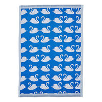 KÜCHENTUCH Sweet Xmas Schwan - Blau, Textil (50/67cm) - Butlers