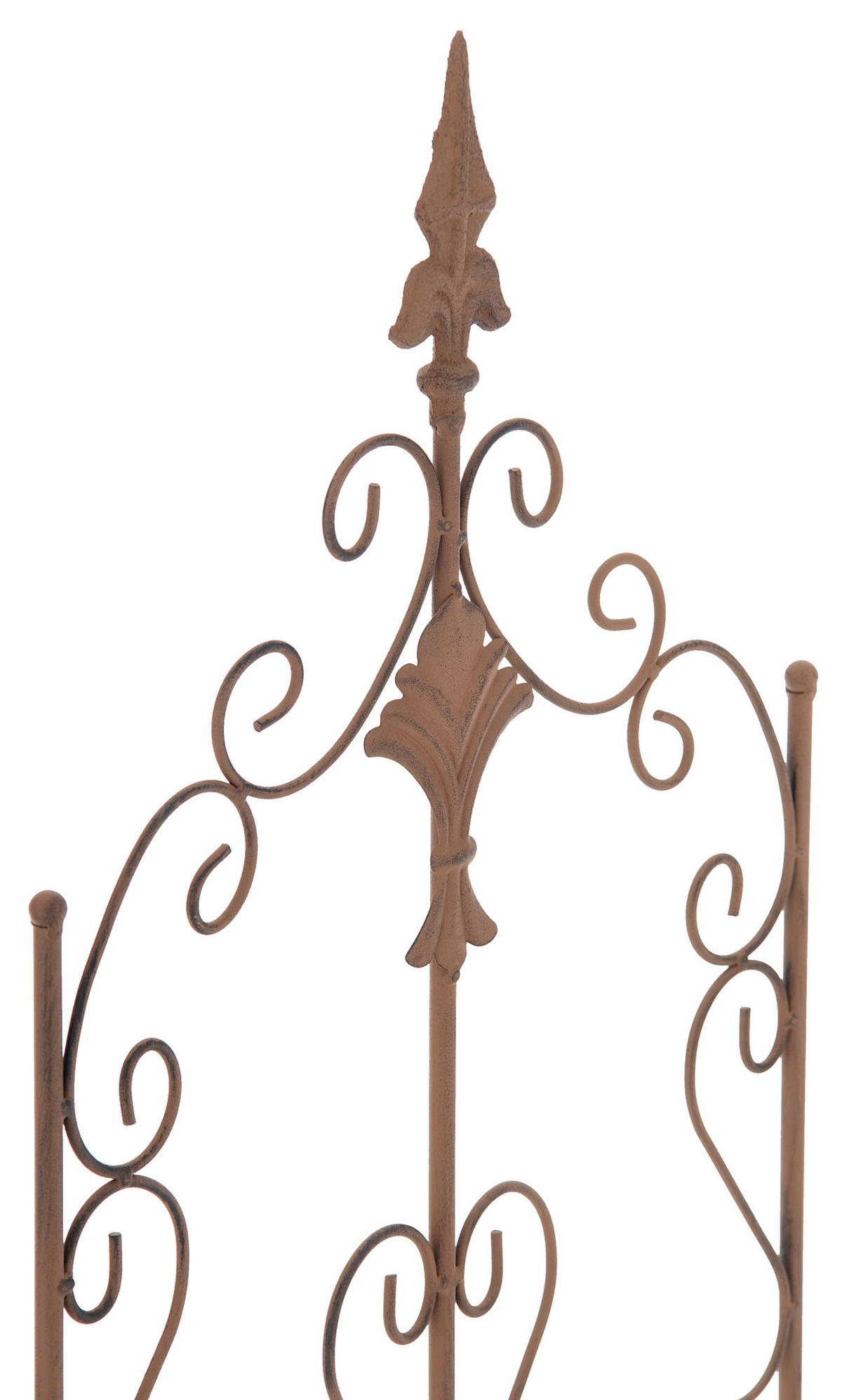 RANKGITTER Metall antik braun - Braun, Metall (35/122/1cm) - CLP