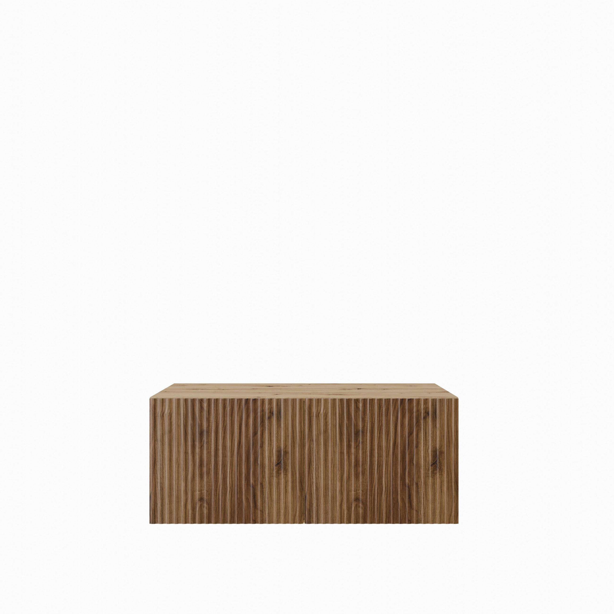LOWBOARD VAREN 100/41/40 cm, Hängender TV-Schrank Eiche Artisan / Eichefarben - Eichefarben/Braun, Holzwerkstoff (100/41/40cm) - MASSENO