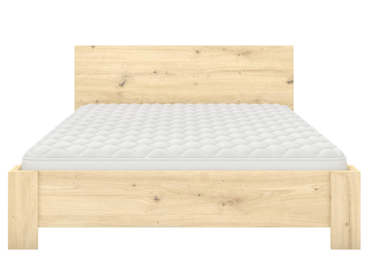 DOPPELBETT 169/90/207 cm Werona ohne Matratze 160x200 cm Artisan Eiche, Artisan Eiche - Eiche Artisan, Holzwerkstoff - imoebel24