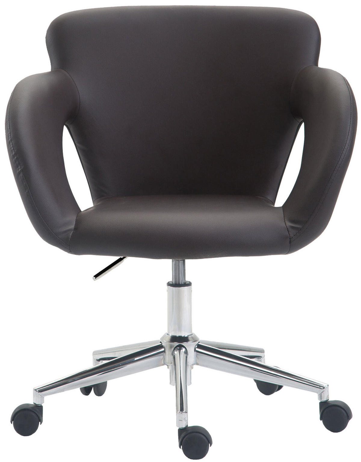BÜROSTUHL Eddy, Braun - Braun, Textil/Metall (62/91/56cm) - TPFLiving