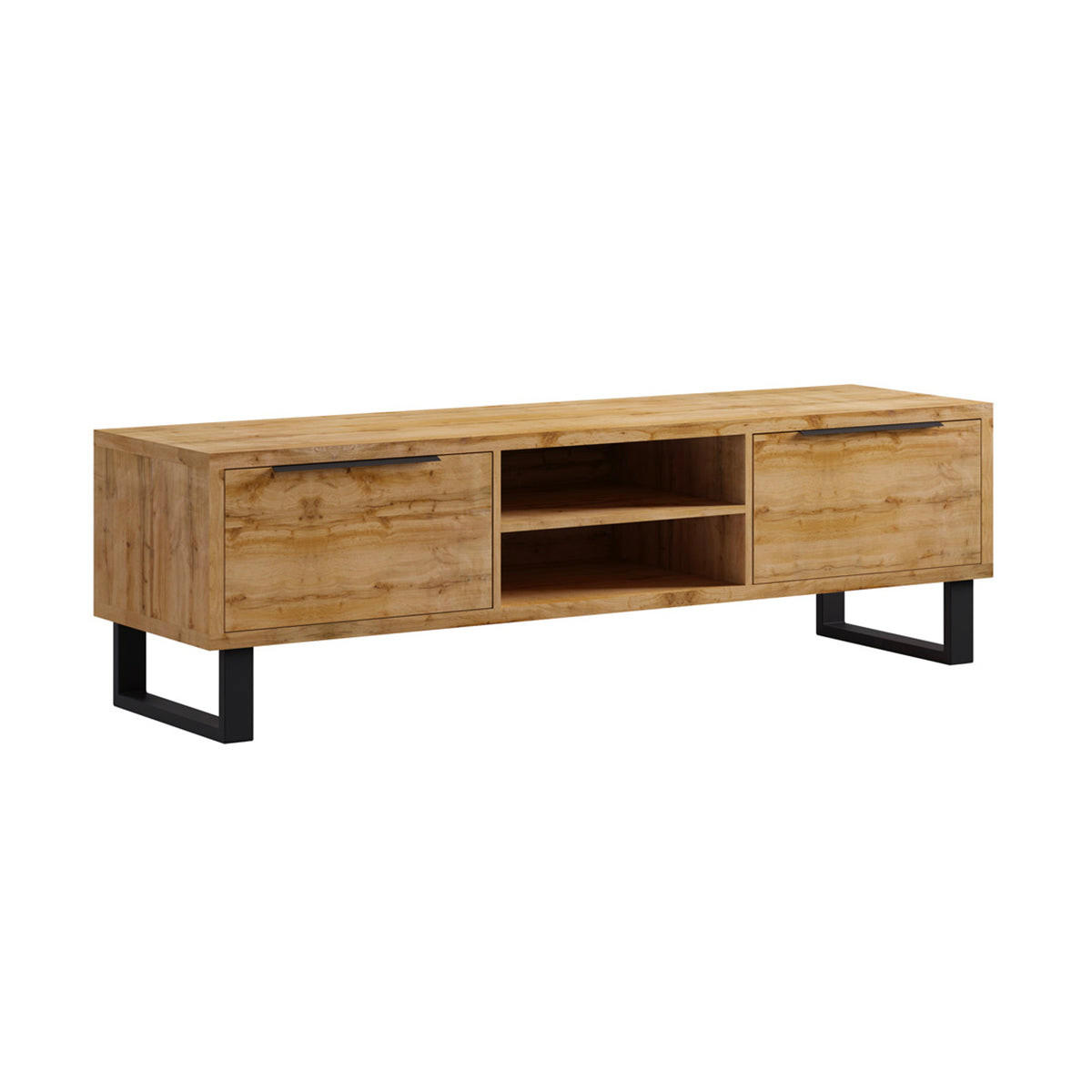 TV STOLÍK Eden Drevo a kov - hnedá, kompozitné drevo (180/50/50cm) - Petits-meubles