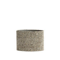 LAMPENSCHIRM Osire Grau 38/17.5/28 cm - Grau, Textil (38/17.5/28cm) - Light & Living