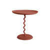 BEISTELLTISCH Zig Zag 40/40/42 cm - Rot, Metall (40/40/42cm) - Leitmotiv