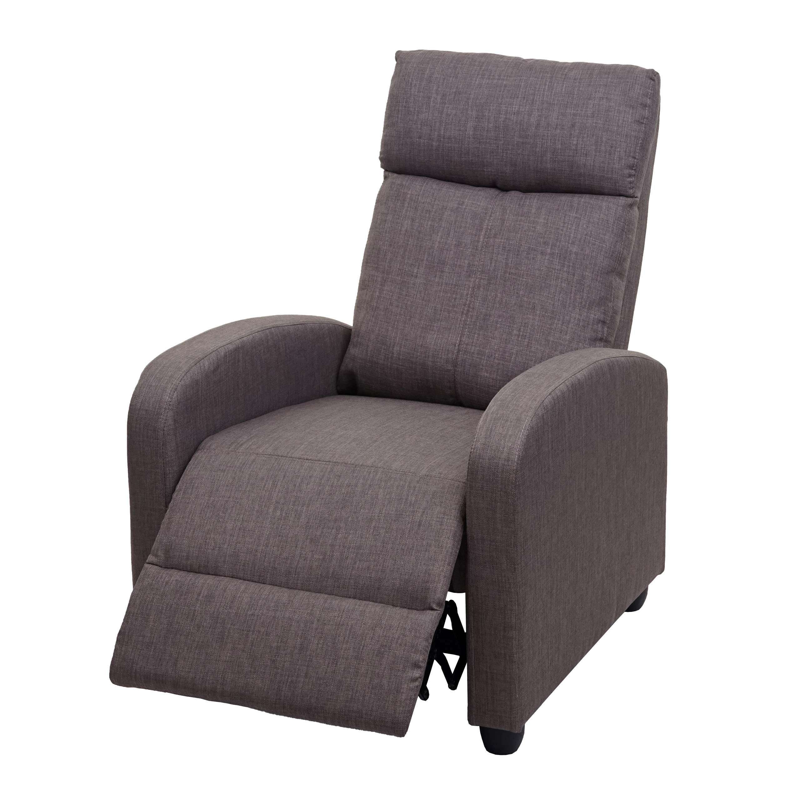 MCW RELAXAČNÍ KŘESLO Šedá, hnědá