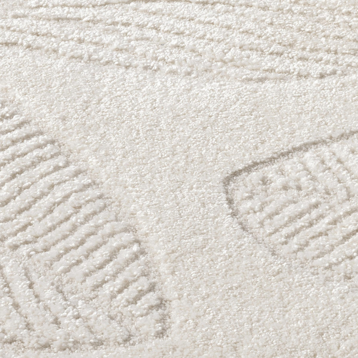 KURZFLOR-TEPPICH Lounge 0629 Creme 160x230 cm - Creme, Textil (160/230cm) - carpet city