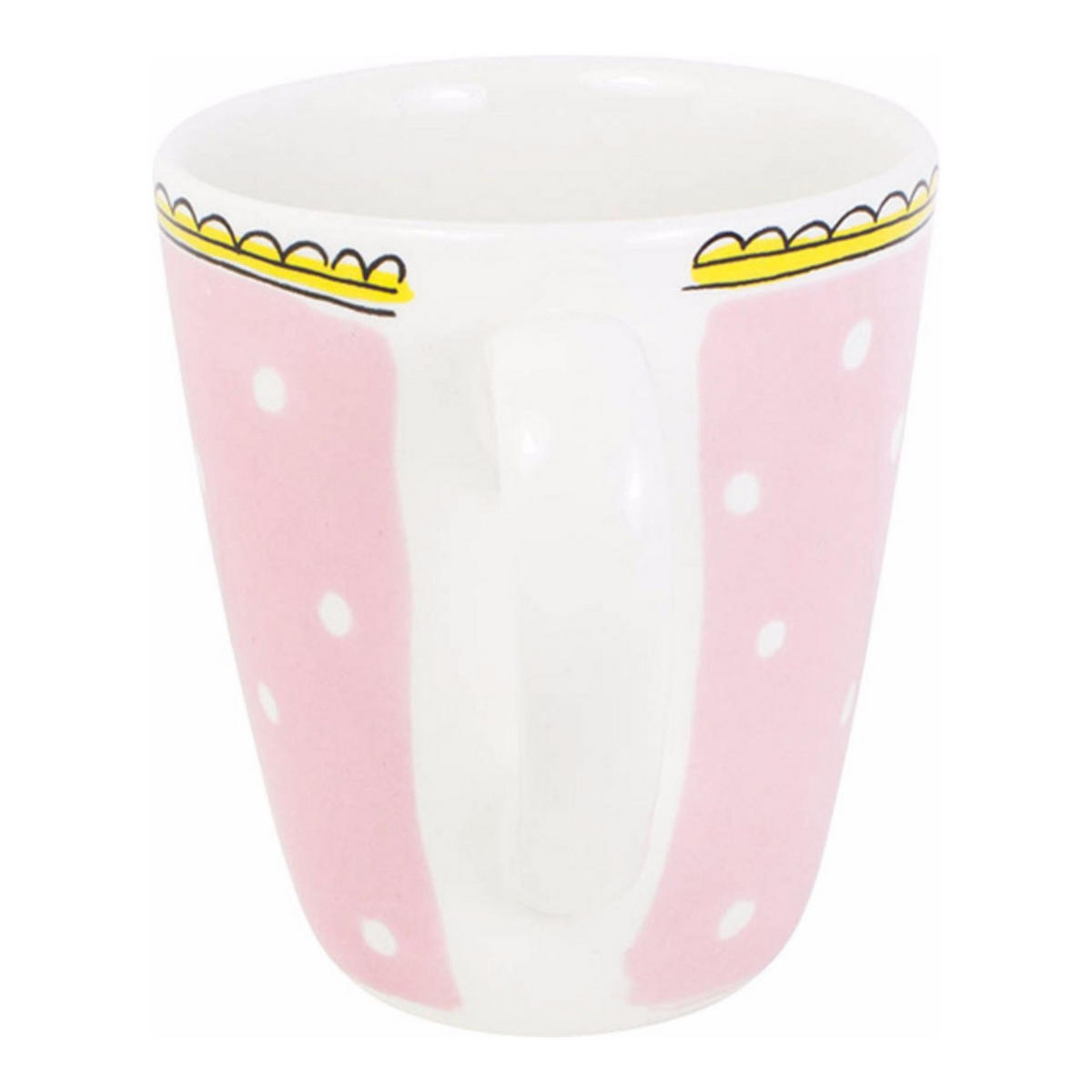 BECHER Punkt in Rosa - 350 ml - Pink, Keramik (0.35L) - Blond Amsterdam