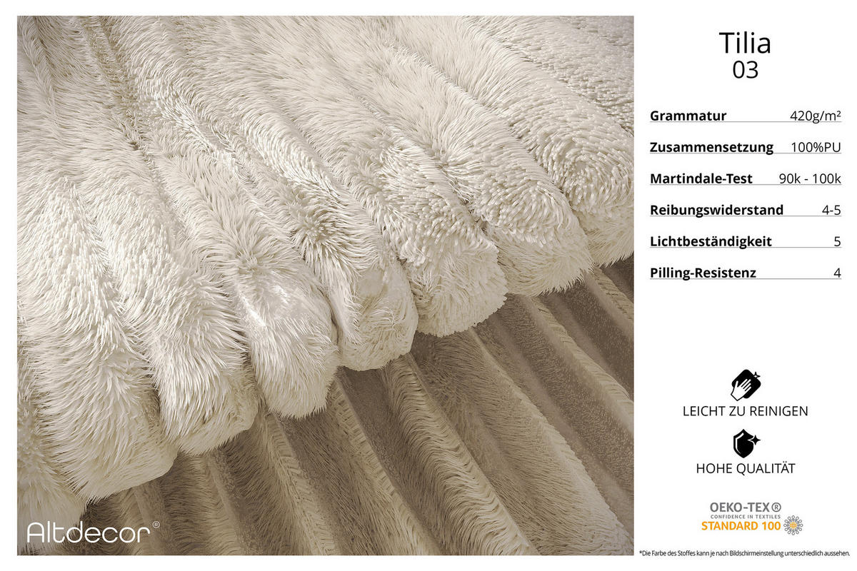 POLSTERBETT mit Bettkasten und Lattenrost, Bett mit Matratze H3/H4 - ALOVA - Beige, Holzwerkstoff/Textil (180/200cm) - ALTDECOR