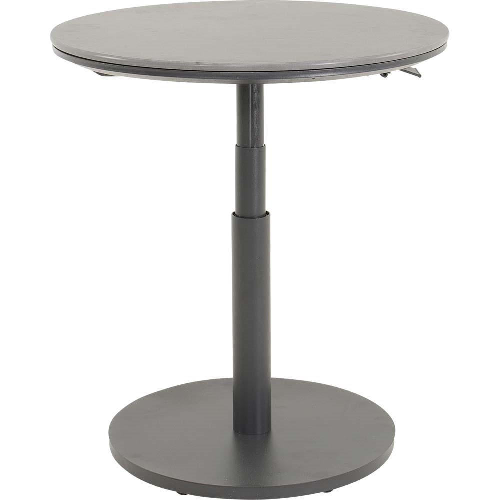 GARTENTISCH Geneva - Grau - 59/59/ cm - Grau, Metall (59/59cm) - Lesli Living