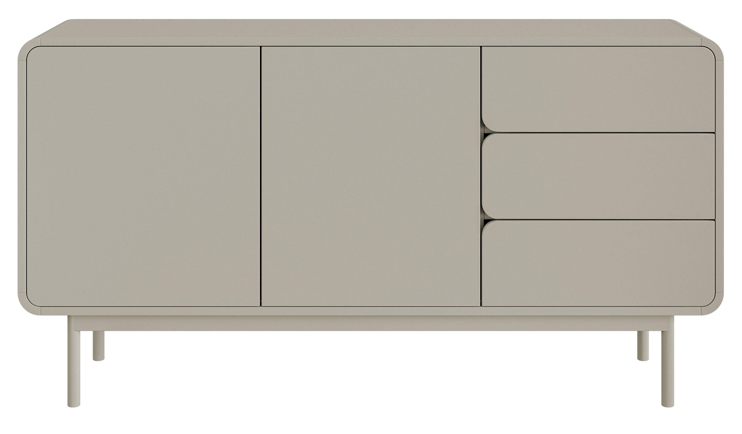 SIDEBOARD Oro Greige 154 cm - Taupe, Holz/Holzwerkstoff (154/82/40cm) - Selsey