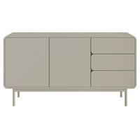 SIDEBOARD Oro Greige 154 cm - Taupe, Holz/Holzwerkstoff (154/82/40cm) - Selsey