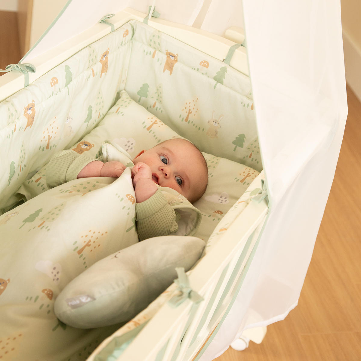 SCHLAFSACK - Woodland Buddies - Länge 70 cm - Grün, Textil (45/70cm) - Roba