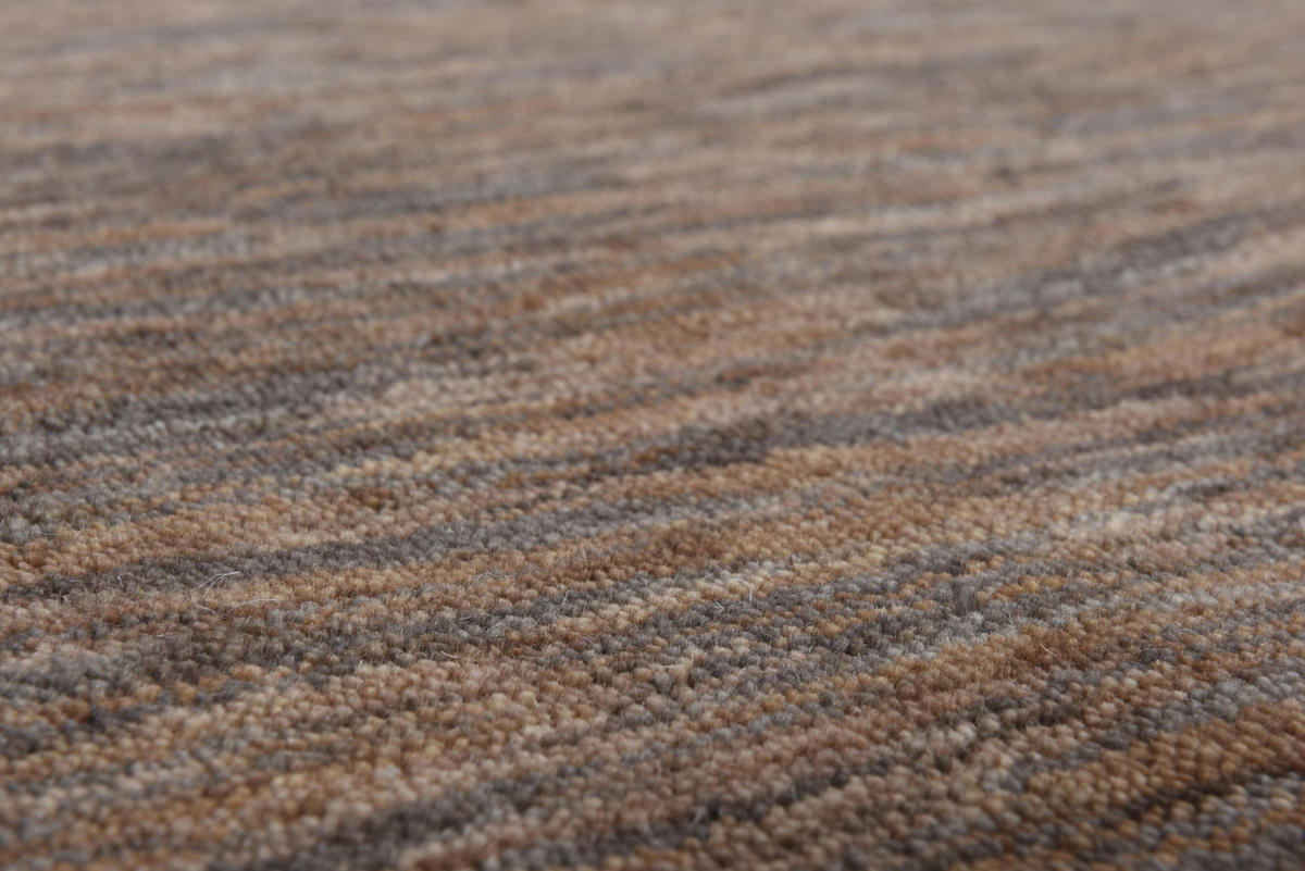 HANDWEBTEPPICH Nashville 70x140 cm - Braun, Textil (70/140cm) - THEKO