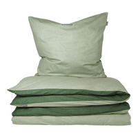 BETTWÄSCHESET Doubleface Renforcé 2-teilig 135x200 cm Grün - Grün, Textil (135/200cm) - SCHIESSER