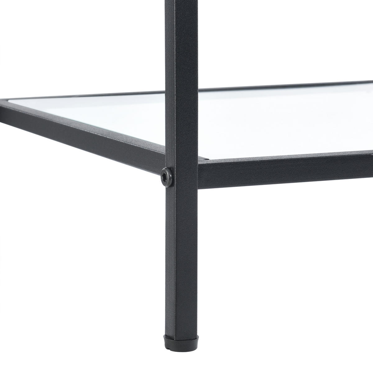 BEISTELLTISCH Norrtälje - Transparent, Glas (45/45/55cm) - [en.casa]