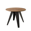 ESSTISCH ausziehbar auf MDF, Lefkas Eiche - Dunkelbraun/Schwarz, Holzwerkstoff (100/100/76cm) - Idohome