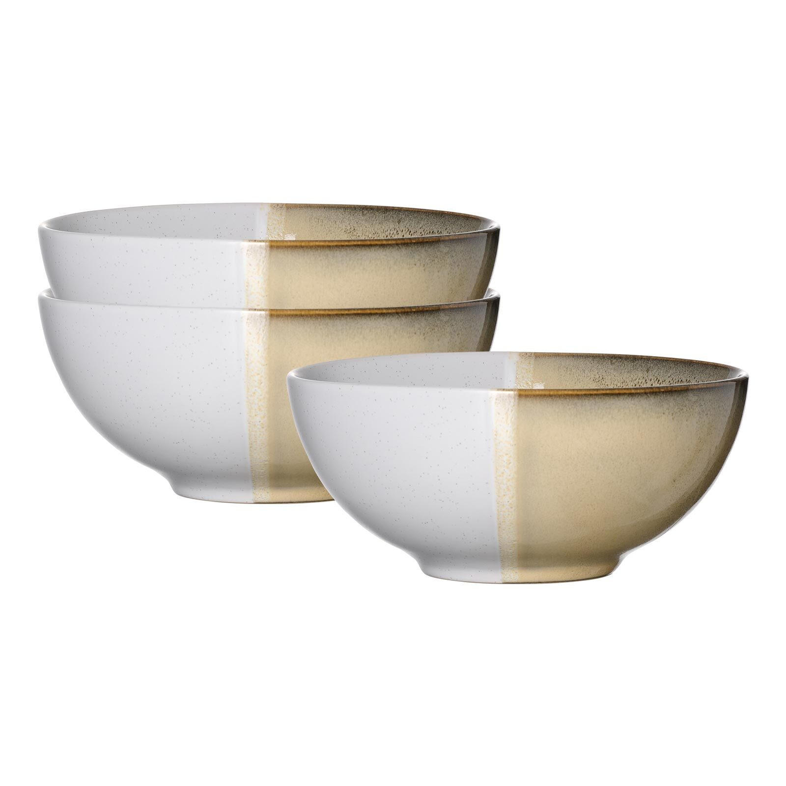 POKE BOWLSCHALEN Tonala Beige ø 17,5 cm 3er Set - Beige, Keramik (17.5cm) - Ritzenhoff Breker