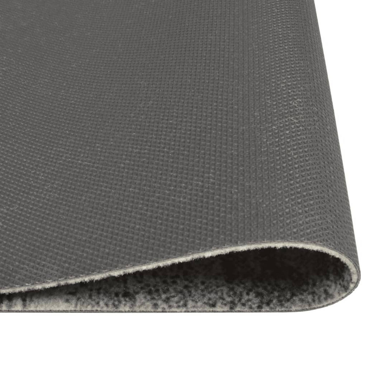 KÜCHENTEPPICH Waschbar Beton 45/150 Cm Samt - Grau, Kunststoff (45/150cm) - vidaXL